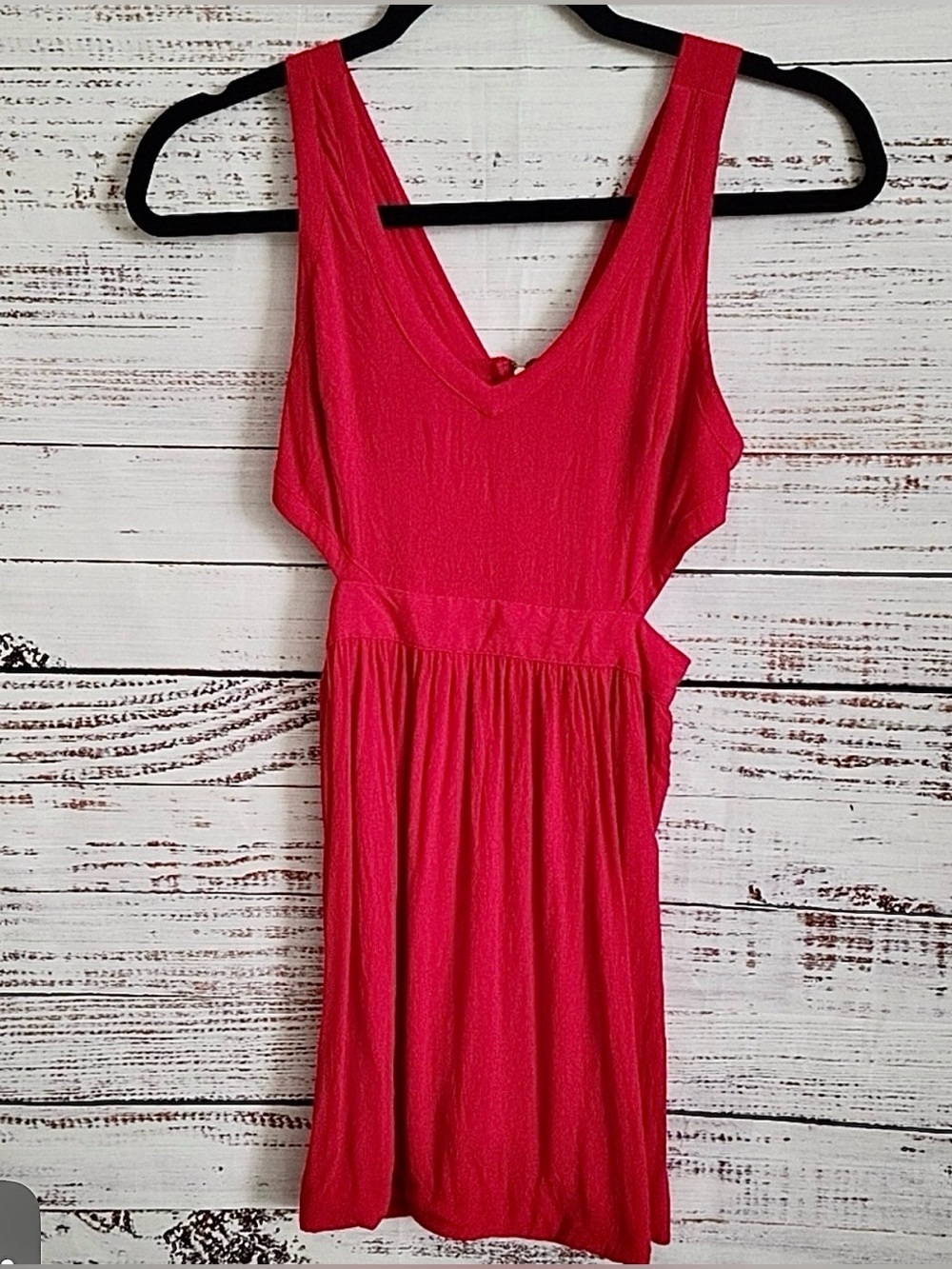 Coincidence & Chance UO
Women's Red Cut Out Sides Casual Sheath Dress Size XS